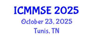 International Conference on Metallurgy, Materials Science and Engineering (ICMMSE) October 23, 2025 - Tunis, Tunisia