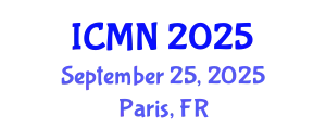 International Conference on Microfluidics and Nanofluidics (ICMN) September 25, 2025 - Paris, France