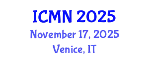 International Conference on Microfluidics and Nanofluidics (ICMN) November 17, 2025 - Venice, Italy