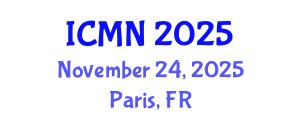 International Conference on Microfluidics and Nanofluidics (ICMN) November 24, 2025 - Paris, France