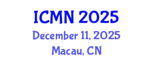 International Conference on Microfluidics and Nanofluidics (ICMN) December 11, 2025 - Macau, China