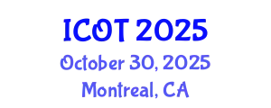 International Conference on Orthopedics and Traumatology (ICOT) October 30, 2025 - Montreal, Canada