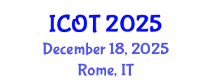 International Conference on Orthopedics and Traumatology (ICOT) December 18, 2025 - Rome, Italy