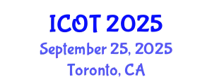 International Conference on Orthopedics and Traumatology (ICOT) September 25, 2025 - Toronto, Canada