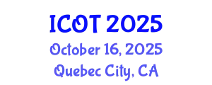 International Conference on Orthopedics and Traumatology (ICOT) October 16, 2025 - Quebec City, Canada