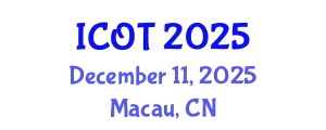 International Conference on Orthopedics and Traumatology (ICOT) December 11, 2025 - Macau, China