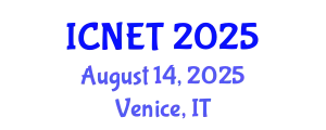 International Conference on Nanoscience, Engineering and Technology (ICNET) August 14, 2025 - Venice, Italy