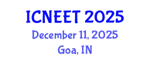 International Conference on Nuclear Energy Engineering and Technology (ICNEET) December 11, 2025 - Goa, India
