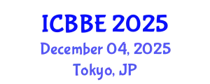 International Conference on Bioengineering and Biomedical Engineering (ICBBE) December 04, 2025 - Tokyo, Japan