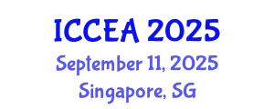 International Conference on Computer Engineering and Applications (ICCEA) September 11, 2025 - Singapore, Singapore