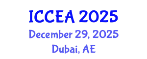 International Conference on Computer Engineering and Applications (ICCEA) December 29, 2025 - Dubai, United Arab Emirates