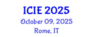 International Conference on Industrial Engineering (ICIE) October 09, 2025 - Rome, Italy