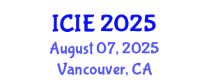 International Conference on Industrial Engineering (ICIE) August 07, 2025 - Vancouver, Canada