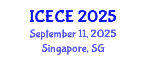 International Conference on Environmental and Civil Engineering (ICECE) September 11, 2025 - Singapore, Singapore