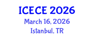 International Conference on Environmental and Civil Engineering (ICECE) March 16, 2026 - Istanbul, Turkey