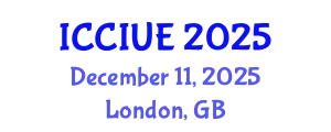 International Conference on Civil, Infrastructure and Urban Engineering (ICCIUE) December 11, 2025 - London, United Kingdom