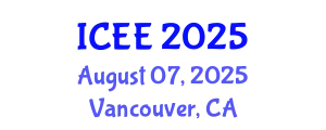 International Conference on Electrical Engineering (ICEE) August 07, 2025 - Vancouver, Canada