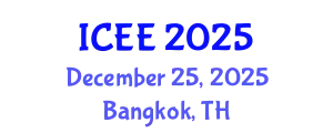 International Conference on Electrical Engineering (ICEE) December 25, 2025 - Bangkok, Thailand