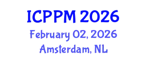 International Conference on Pharmacology and Pharmaceutical Medicine (ICPPM) February 02, 2026 - Amsterdam, Netherlands