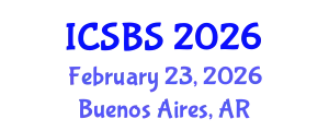 International Conference on Sport and Biomedical Sciences (ICSBS) February 23, 2026 - Buenos Aires, Argentina