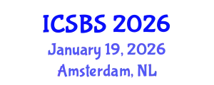 International Conference on Sport and Biomedical Sciences (ICSBS) January 19, 2026 - Amsterdam, Netherlands