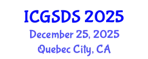International Conference on Gender, Sexuality and Diversity Studies (ICGSDS) December 25, 2025 - Quebec City, Canada