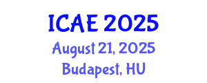 International Conference on Agricultural Engineering (ICAE) August 21, 2025 - Budapest, Hungary