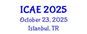 International Conference on Agricultural Engineering (ICAE) October 23, 2025 - Istanbul, Turkey