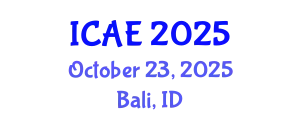 International Conference on Agricultural Engineering (ICAE) October 23, 2025 - Bali, Indonesia