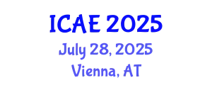 International Conference on Agricultural Engineering (ICAE) July 28, 2025 - Vienna, Austria