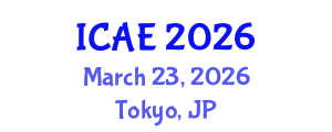 International Conference on Agricultural Engineering (ICAE) March 23, 2026 - Tokyo, Japan
