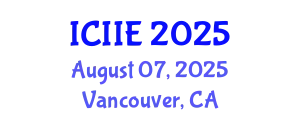 International Conference on Information and Industrial Engineering (ICIIE) August 07, 2025 - Vancouver, Canada