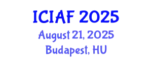 International Conference on Islamic Accounting and Finance (ICIAF) August 21, 2025 - Budapest, Hungary