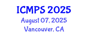 International Conference on Medicine and Pharmacological Sciences (ICMPS) August 07, 2025 - Vancouver, Canada