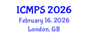 International Conference on Medicine and Pharmacological Sciences (ICMPS) February 16, 2026 - London, United Kingdom