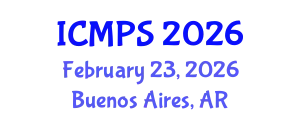 International Conference on Medicine and Pharmacological Sciences (ICMPS) February 23, 2026 - Buenos Aires, Argentina
