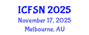 International Conference on Food Science and Nutrition (ICFSN) November 17, 2025 - Melbourne, Australia