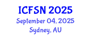 International Conference on Food Science and Nutrition (ICFSN) September 04, 2025 - Sydney, Australia