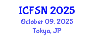 International Conference on Food Science and Nutrition (ICFSN) October 09, 2025 - Tokyo, Japan