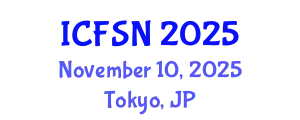 International Conference on Food Science and Nutrition (ICFSN) November 10, 2025 - Tokyo, Japan