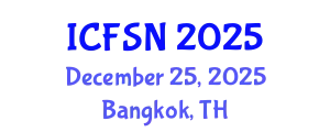 International Conference on Food Science and Nutrition (ICFSN) December 25, 2025 - Bangkok, Thailand