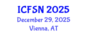 International Conference on Food Science and Nutrition (ICFSN) December 29, 2025 - Vienna, Austria