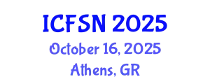 International Conference on Food Science and Nutrition (ICFSN) October 16, 2025 - Athens, Greece