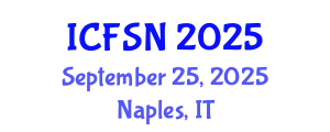 International Conference on Food Science and Nutrition (ICFSN) September 25, 2025 - Naples, Italy