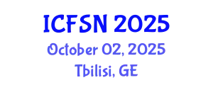 International Conference on Food Science and Nutrition (ICFSN) October 02, 2025 - Tbilisi, Georgia
