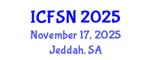 International Conference on Food Science and Nutrition (ICFSN) November 17, 2025 - Jeddah, Saudi Arabia