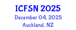 International Conference on Food Science and Nutrition (ICFSN) December 04, 2025 - Auckland, New Zealand