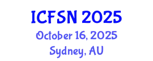 International Conference on Food Science and Nutrition (ICFSN) October 16, 2025 - Sydney, Australia