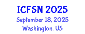 International Conference on Food Science and Nutrition (ICFSN) September 18, 2025 - Washington, United States