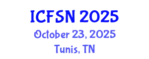 International Conference on Food Science and Nutrition (ICFSN) October 23, 2025 - Tunis, Tunisia